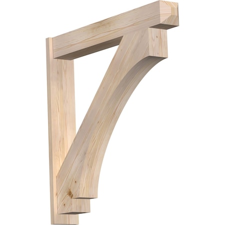 Ekena Millwork Imperial Craftsman Smooth Outlooker, Douglas Fir, 7 1/2"W x 48"D x 48"H OUT08X48X48IMP04SDF